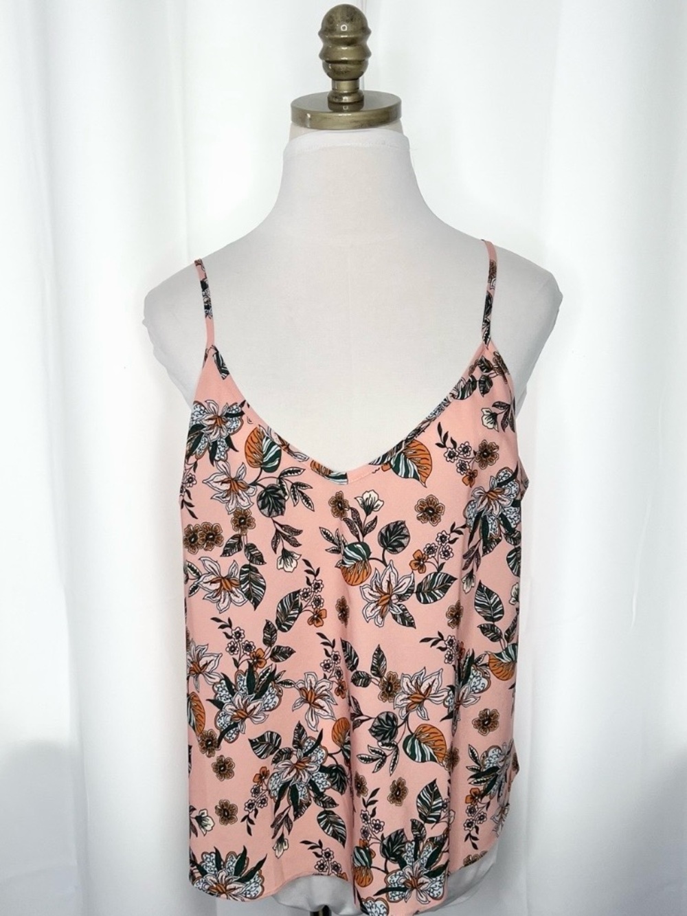 ❗️NWOT❗️VERONICA BEARD “SAMPLE” FLORAL CROP CAMI SLEEVELESS SPAGHETTI STRAP TOP